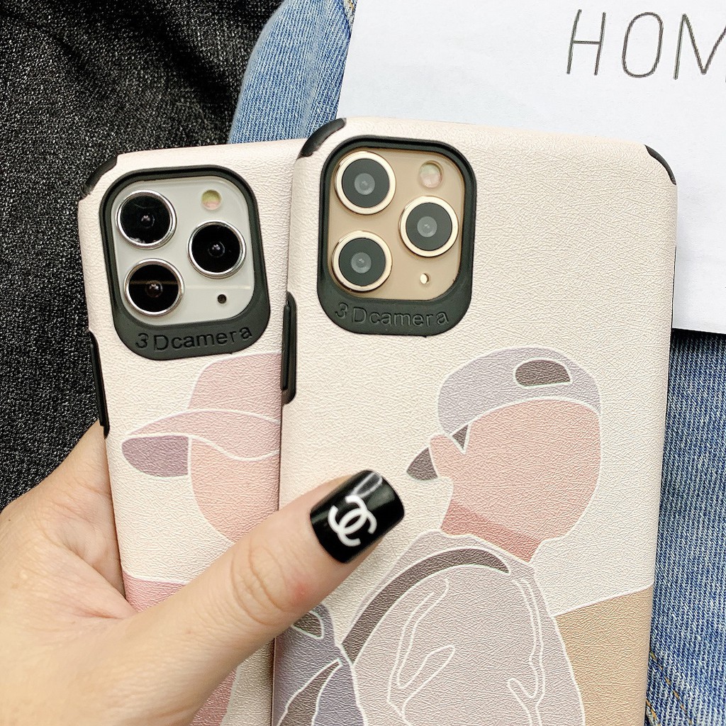 Ốp Lưng Da IMD Boy x Girl - R060