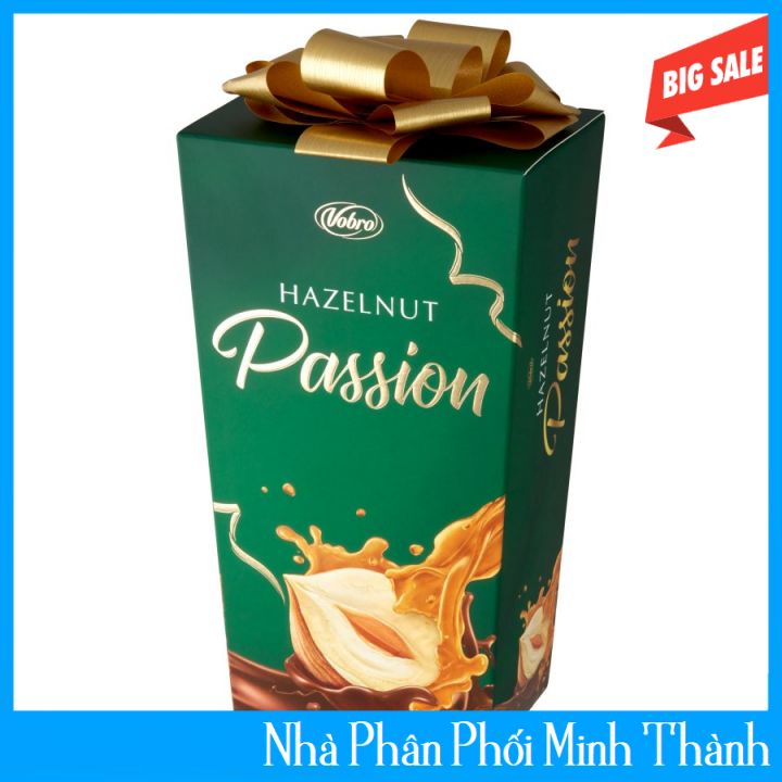 Sô Cô La Sữa Có Nhân Vị Hạt Phỉ  Vobro Hazelnut Passion 196g