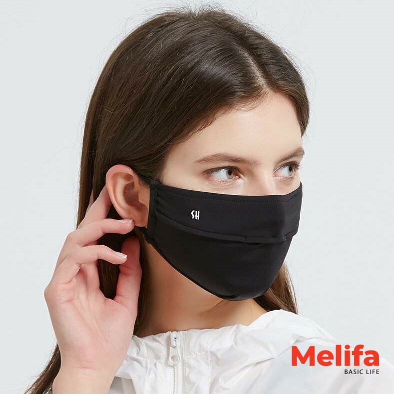 [Mã FAMAYFA2 giảm 10K đơn 50K] Khẩu trang chống nắng, chống tia UV chất cotton lụa UPF50+ mã MELI0063 | BigBuy360 - bigbuy360.vn