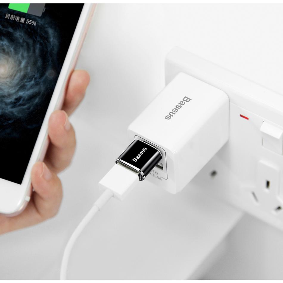 Đầu chuyển đổi Baseus Type C sang USB OTG