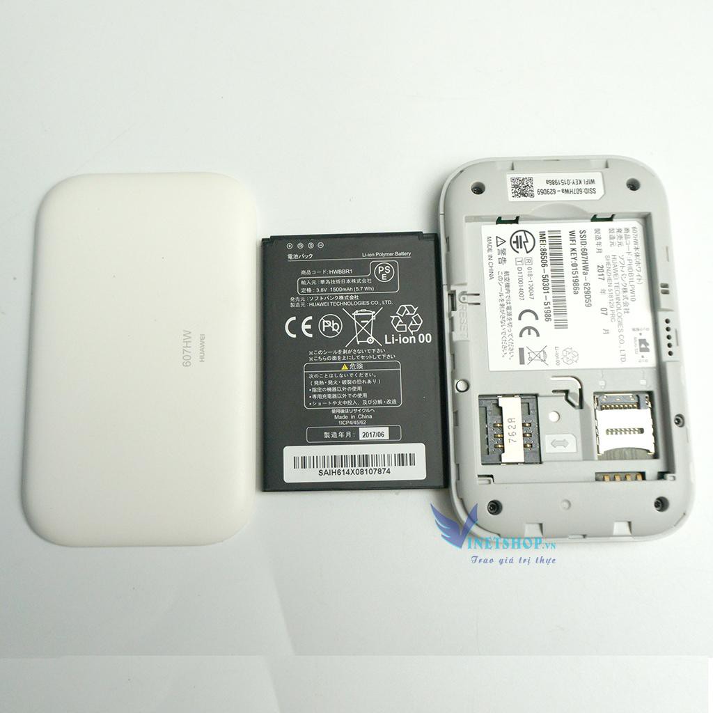 Bộ Phát Wifi 3G/4G Huawei 607HW 150Mbps LTE Portable WiFi Router Support FDD B1 B8 -dc3130 | BigBuy360 - bigbuy360.vn
