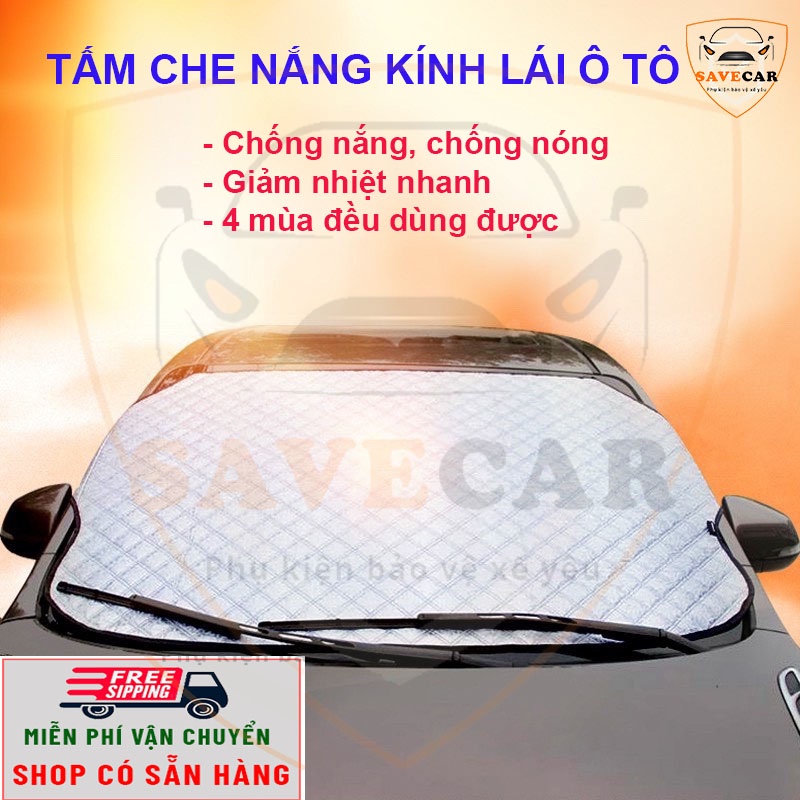 Tấm bạt che nắng kính lái ô tô, miếng che chắn thiết bị chống nắng bảo vệ kính lái nội thất xe hơi, oto 4,5,7 chỗ