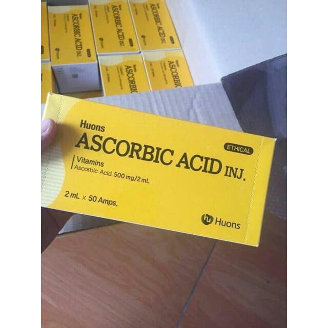 Vitamin C cấy tảo, lăn kim ,phi kim (1 hộp) Hàng Xịn