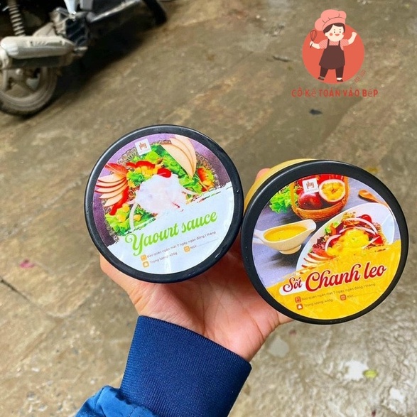 Sốt chanh leo siêu ngon, ăn kèm salad, hoa quả, an toàn, tiện lợi