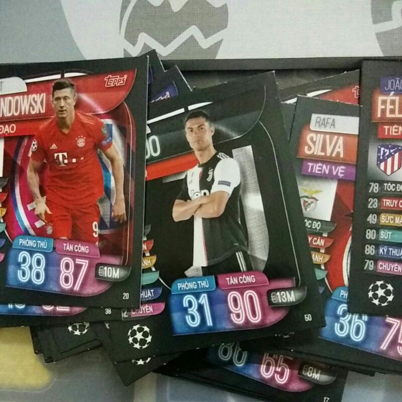 Thẻ cầu thủ bóng đá Match Attax
