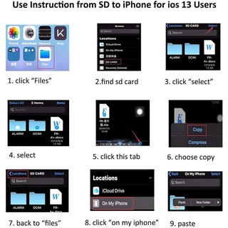 Đầu Đọc Thẻ Nhớ SD Cho IPhone IPad (USB 3.0 / 2.0)