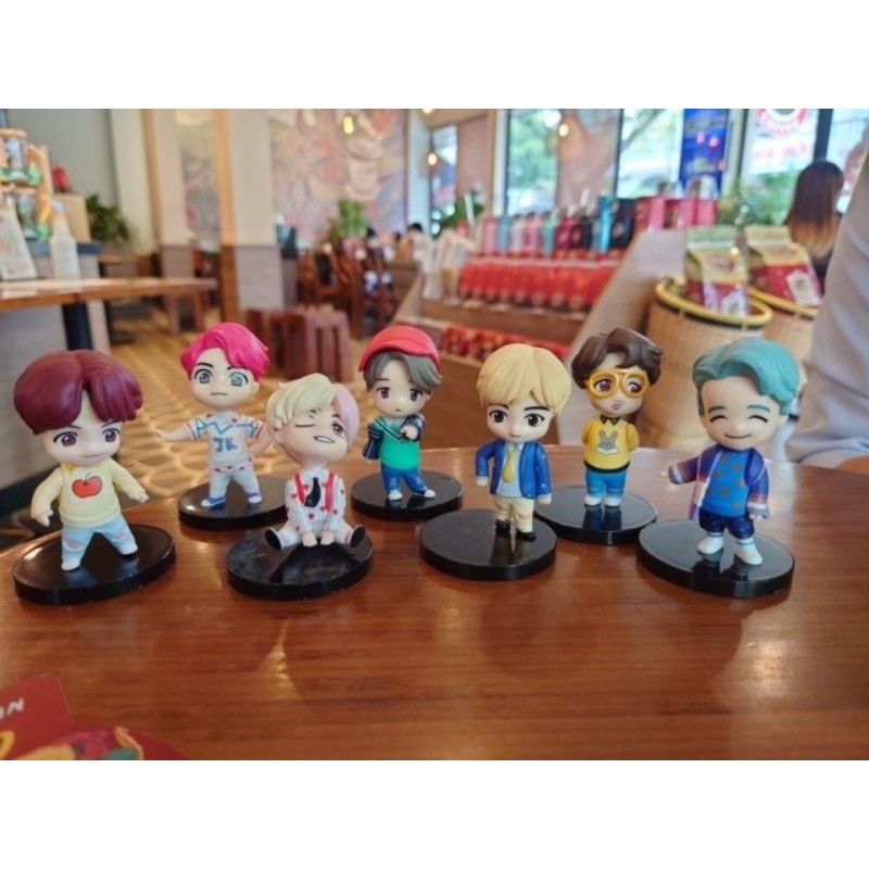 Set 7 bé chibi của 7 thành viên BTS