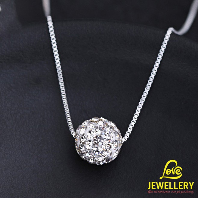 Vòng Cổ Bạc, Dây Chuyền Bạc TNC JEWELLERY Bồ Công Anh Đính Đá Sang Trọng
