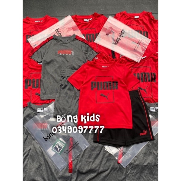 Bộ Hè Bé Trai Thun Lạnh Thể Thao PM