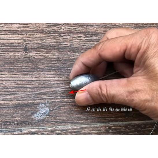 Chì Câu Cá Chì Tròn Xuyên Tâm 120g Giá Rẻ Đủ Size PK7 đồ câu FISHING_HD