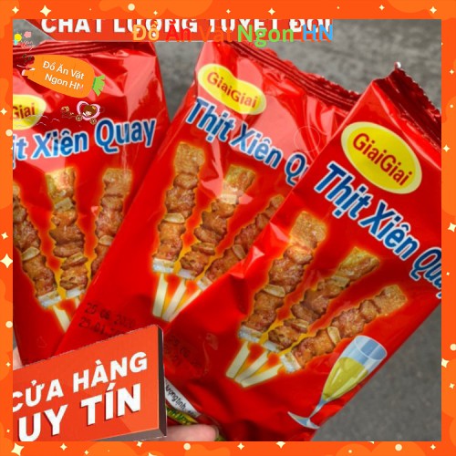 Bim Bim Thịt Xiên Quay Giai Giai Đồ Ăn Vặt Cổng Trường Ngon Đồ Ăn Vặt Cho Người Lớn Trẻ Em Bim Bim Ngon