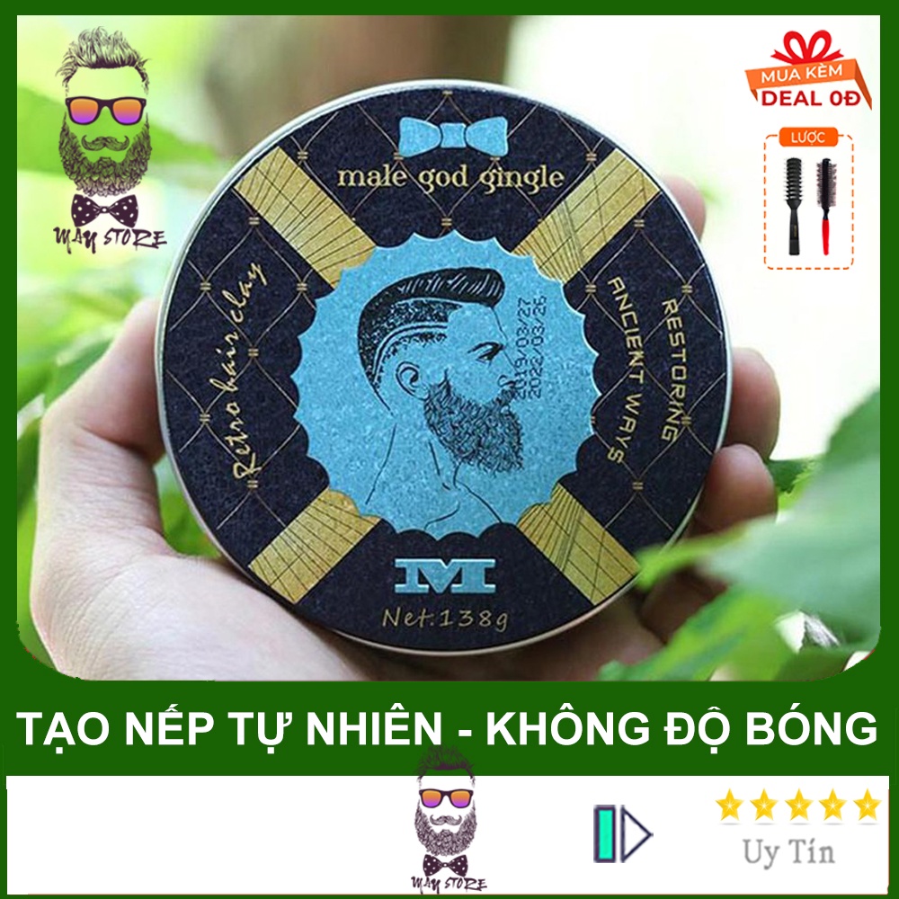 Sáp Vuốt Tóc Nam RAINBOW MALE GOD GINGLE - 138Gram