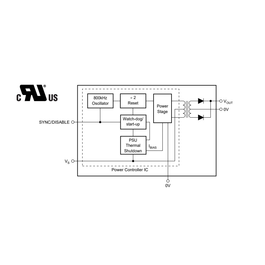 IC nguồn cách ly DC DC 2W DCP0205xx
