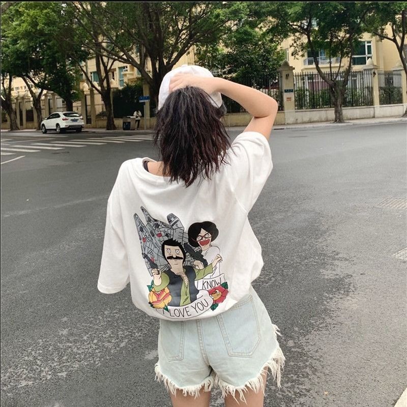 Áo Thun Cộc Tay Thời Trang Unisex