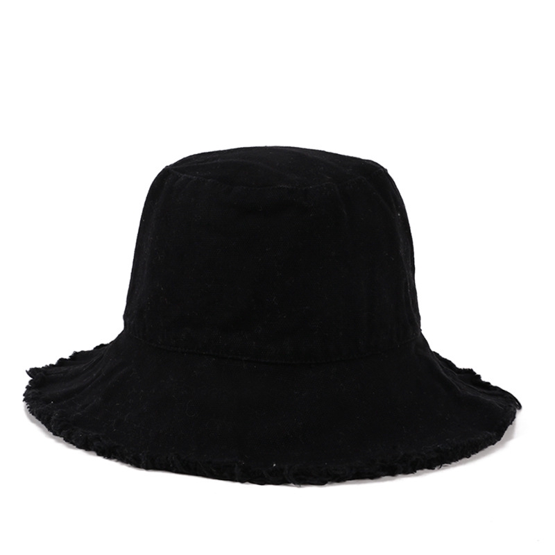 Mũ Vành Rộng LINJW Dáng Tròn Màu Trơn Thời Trang Hàn Quốc