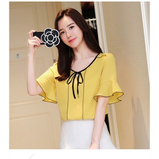 ÁO KIÊU NỮ THẮT NƠ DỄ THƯƠNG - AP009