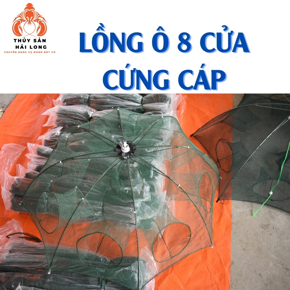 LỒNG Ô BẪY CÁ 8 CỬA - thế hệ mới vô cùng cứng cáp - giá sỉ