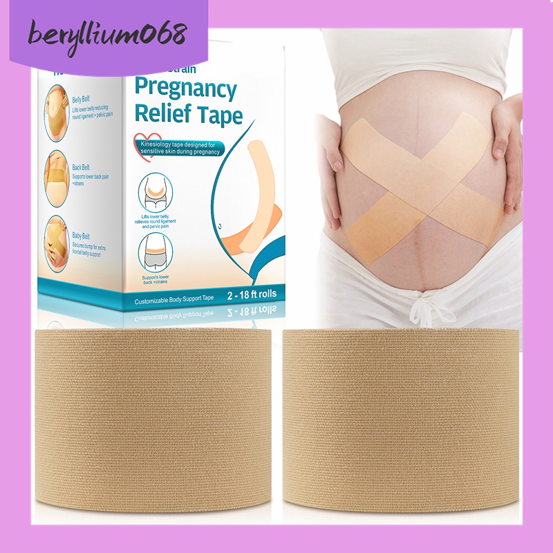 Đai nâng đỡ bụng cho bà bầu - Bộ 2 Cuộn Dây Đai Hỗ Trợ Giảm Đau 5M Cho Phụ Nữ Mang Thai beryllium068