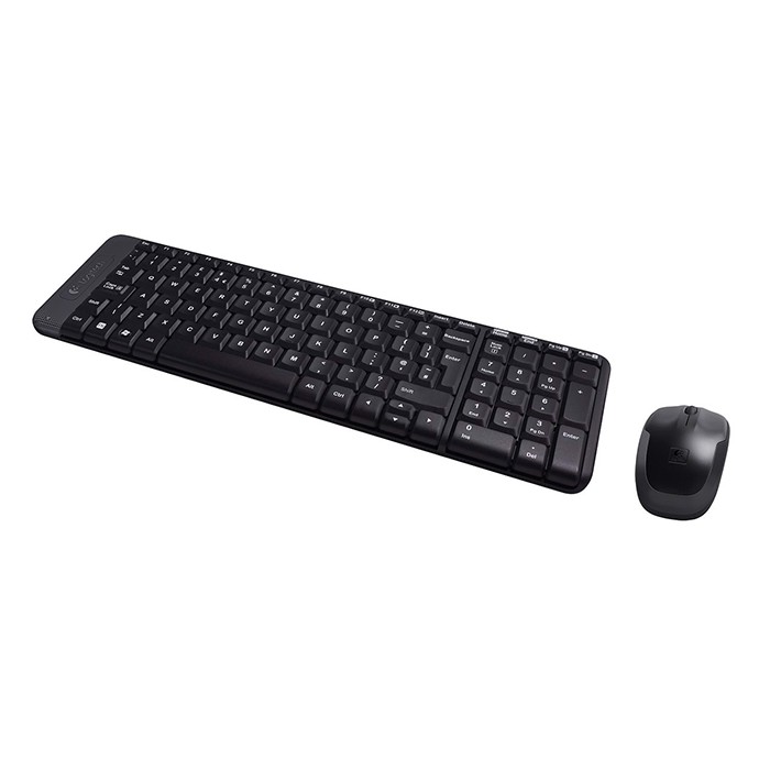 Bộ Bàn Phím Và Chuột Logitech MK220 Không Dây - Chính Hãng