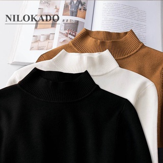 Áo len nam cổ lửng 3 phân hàn quốc