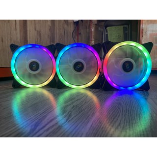 Bộ  5 Fan led RGB + hub