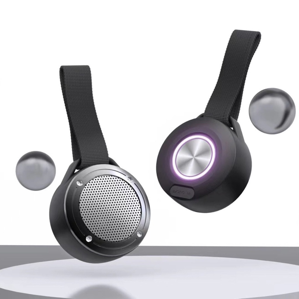 Loa bluetooth mini Gutek S536 cầm tay nhỏ gọn có dây đeo nghe nhạc siêu bass không dây