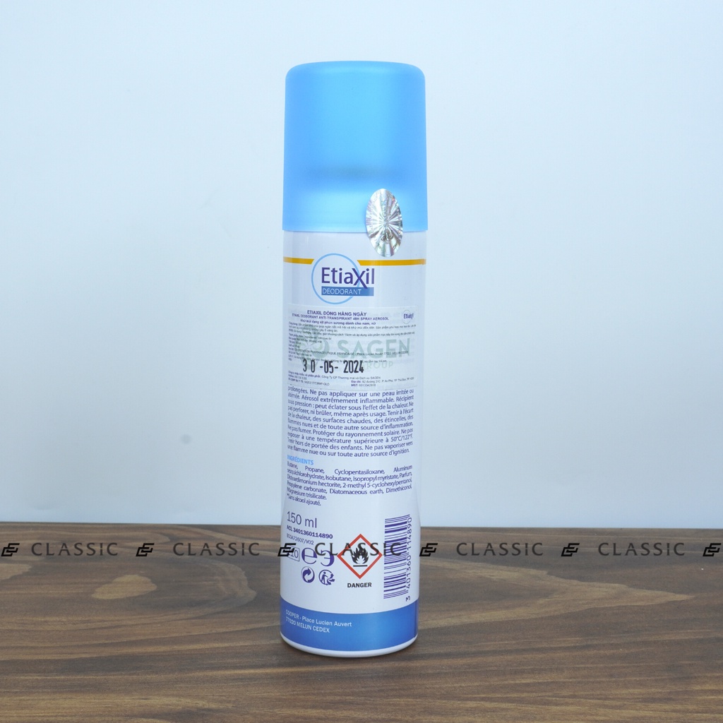Xịt Khử Mùi Etiaxil Anti-transpirant Protection 48h 150ml