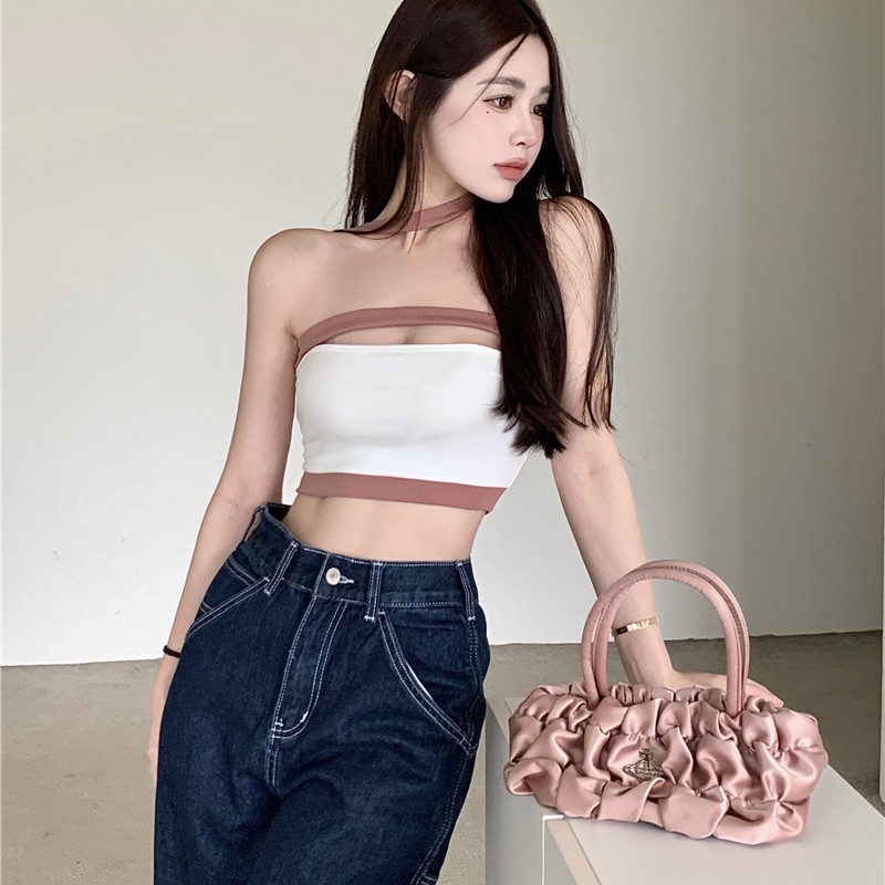 Áo Ống Không Tay Màu Sắc Thời Trang Mùa Hè Cho Nữ