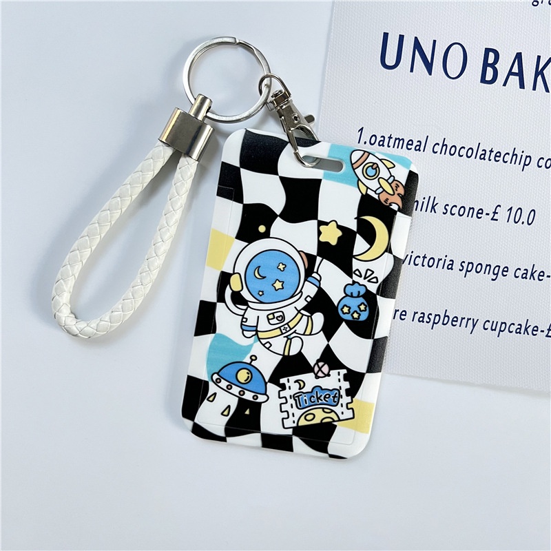 Bao đựng thẻ học sinh, sinh viên kèm móc khóa tiện lợi họa tiết hoạt hình cute