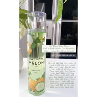 Nước hoa xịt thơm toàn thân Bath&Body Work