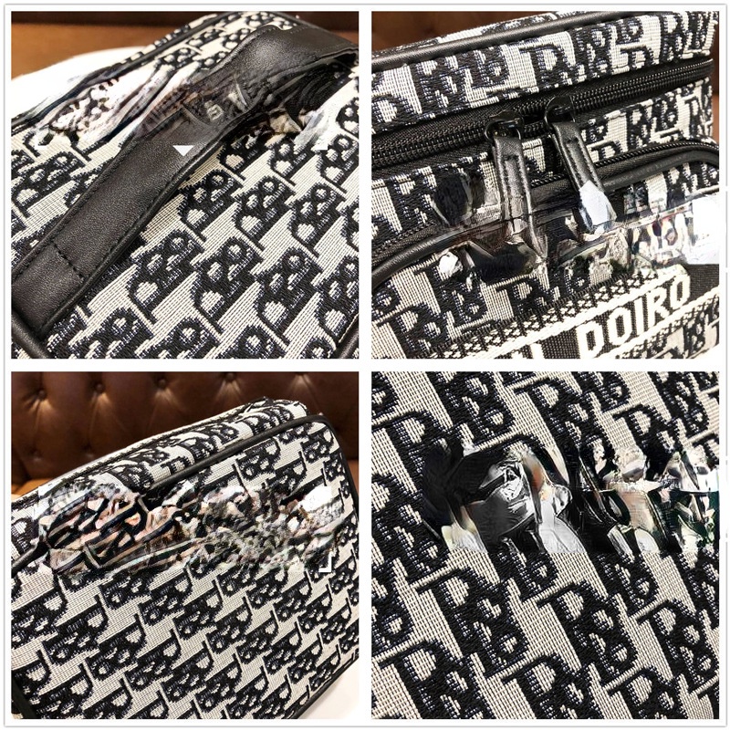 Túi Đựng Mỹ Phẩm Cỡ Lớn In Chữ Đa Năng Chất Lượng Cao