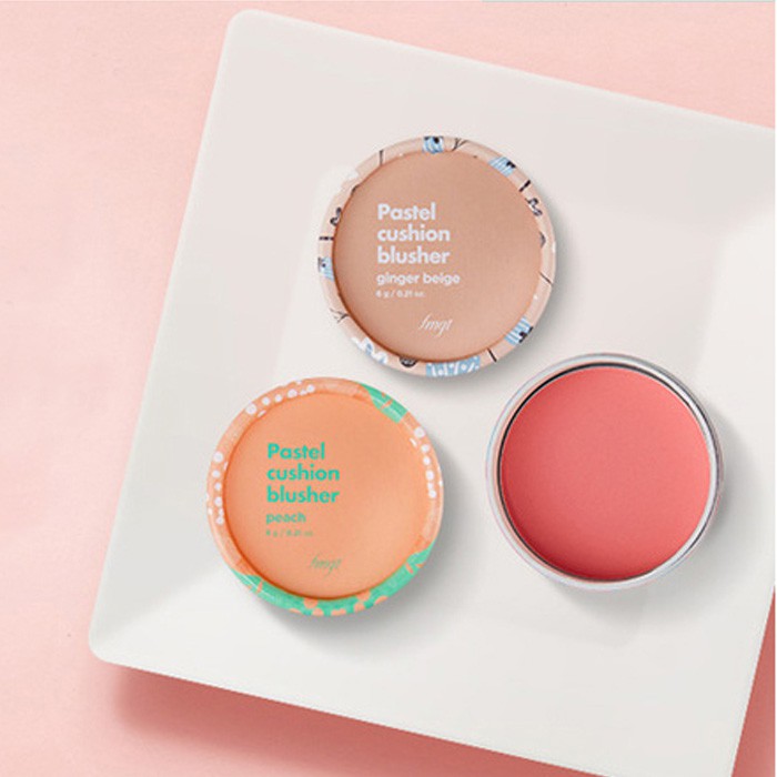 [Mã COSTFS214 -8% đơn 250K] Phấn Má Hồng Trang Điểm TheFaceShop The Face Shop Pastel Cushion Blusher 5g