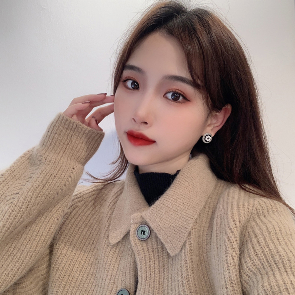 Khuyên tai nữ trang S925 tạo hình độc đáo