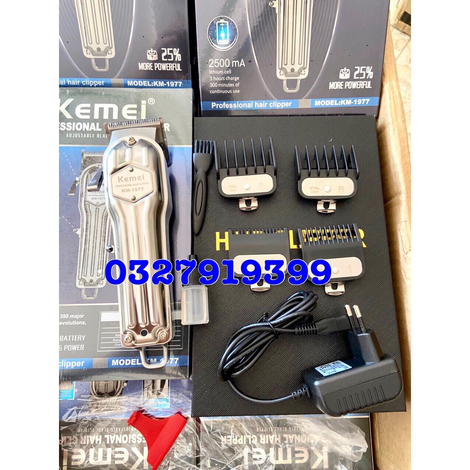 ✅freeship✅ Tông đơ cắt tóc cao cấp KEMEI 1977