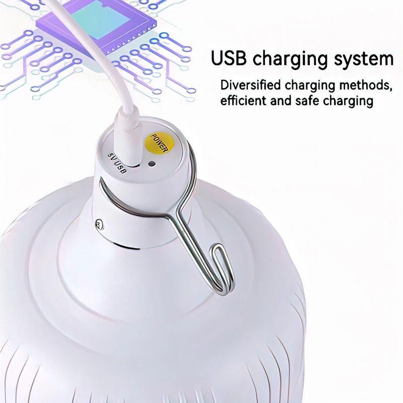 Bóng đèn sạc USB có 3 mẫu tùy chọn độ sáng cao dùng khi đi cắm trại