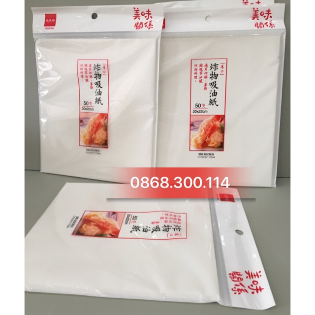Giấy thấm dầu mỡ Đài Loan