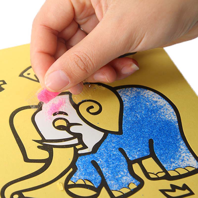 Đồ Chơi Tranh Cát Nhiều Màu Thú Vị Cho Bé