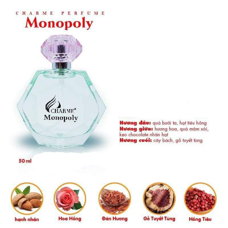 [FreeShip – hàng Auth] Nước Hoa Charme Monopoly (50ml) | BigBuy360 - bigbuy360.vn