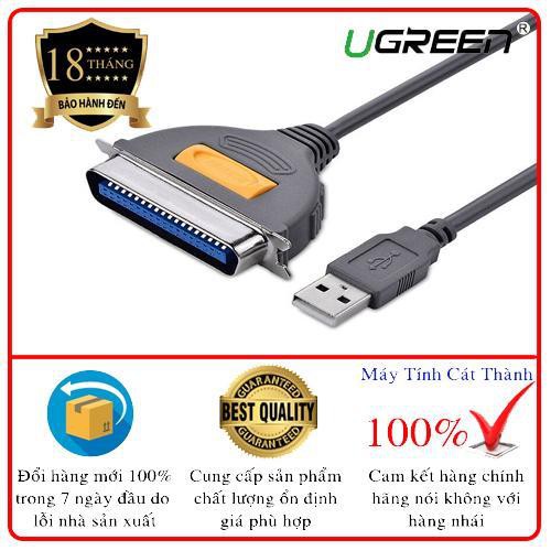 Cáp máy in USB to LPT IEEE1284 dài 1.8m cao cấp Ugreen 20225
