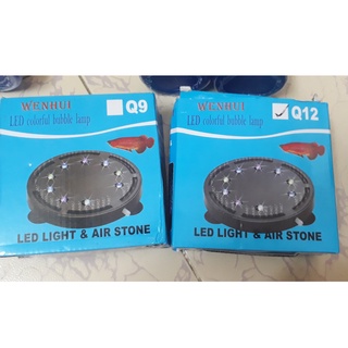 Sủi đĩa tích hợp led đổi màu q9 - đĩa sủi cho bể cá