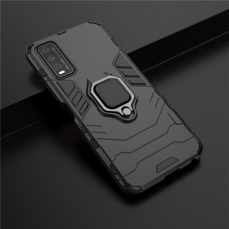 Ốp lưng cứng Vivo Y12s Vỏ điện thoại chống sốc Hybrid Armor Vỏ nhẫn chống sốc Vivo Y12s Y 12s VivoY1