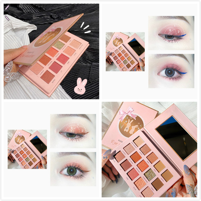 (Hàng Mới Về) Bảng Phấn Mắt 15 Màu Lì / Nhũ Ngọc Trai Kháng Nước Chống Mồ Hôi Qipin | BigBuy360 - bigbuy360.vn