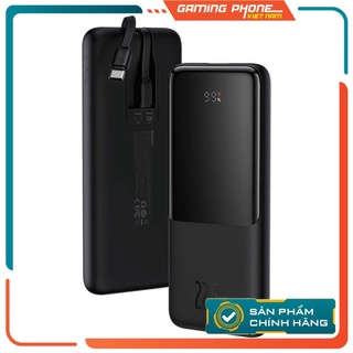 Pin sạc dự phòng 22.5W Baseus chính hãng 10000mAh , củ tích hợp cáp sạc cho điện thoại cao cấp