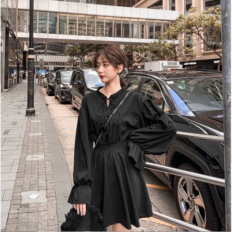 ( Order / Bigsize ) Váy Đen Công Chúa - V109