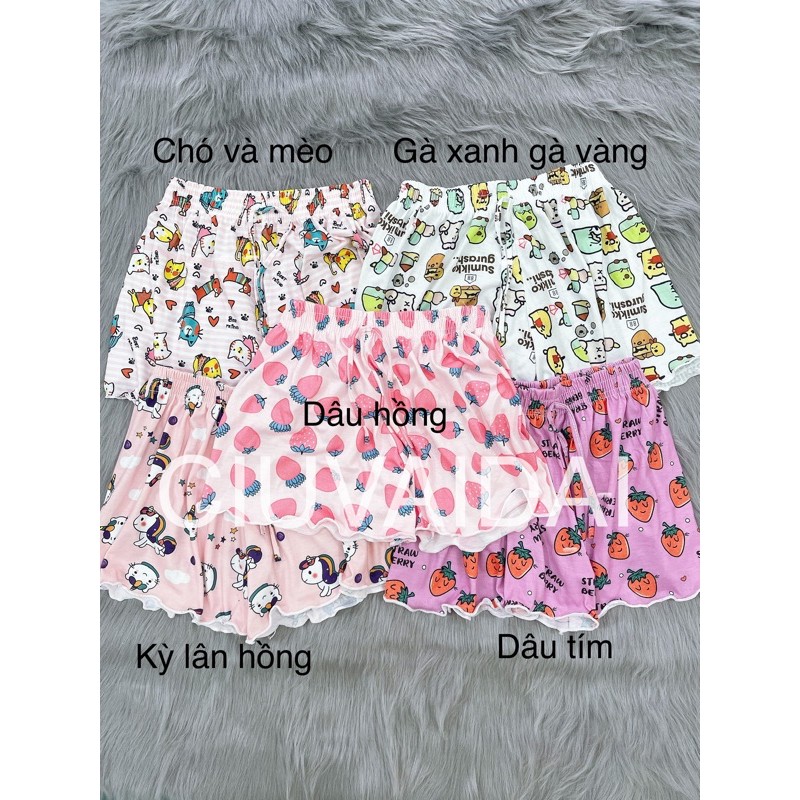 [Mã FAMAYWA giảm 10K đơn 50K] quần short đùi nữ cotton hoạt hình siêu cute dễ thương ( ảnh thật ) | BigBuy360 - bigbuy360.vn
