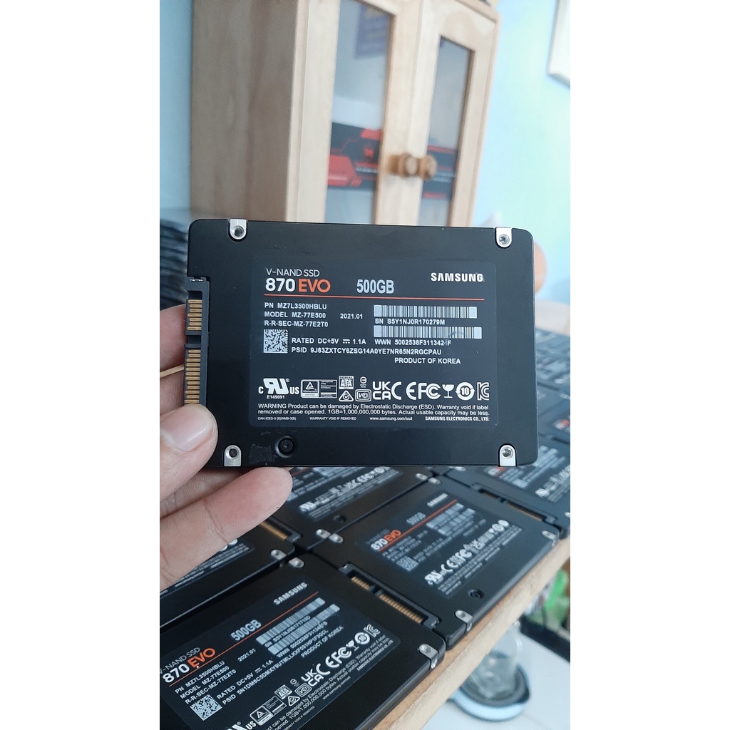 Ổ cứng SSD 500GB 870 Evo Samsung 2.5-Inch SATA III