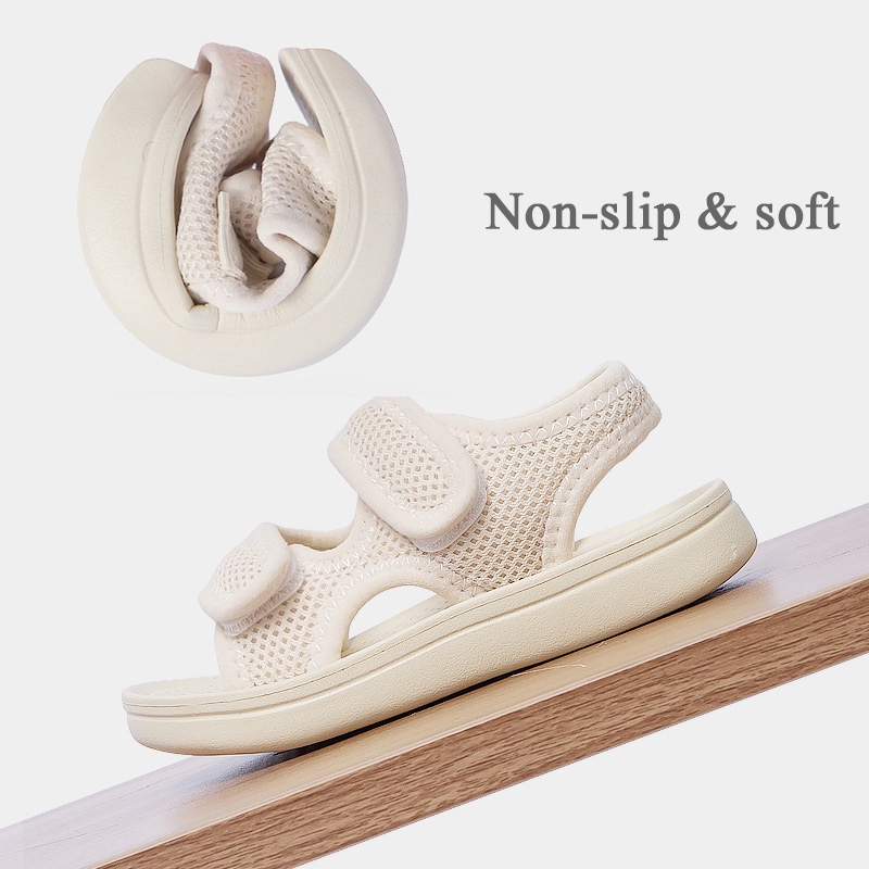 Giày Lưới Đi Biển Thoáng Khí Chống Trượt Cho Bé