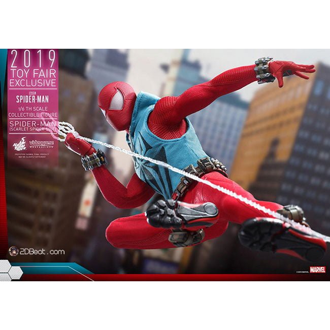 [Order] Mô Hình Chính Hãng Hot Toys Marvel’s Spider-Man Scarlet Spider Action Figure