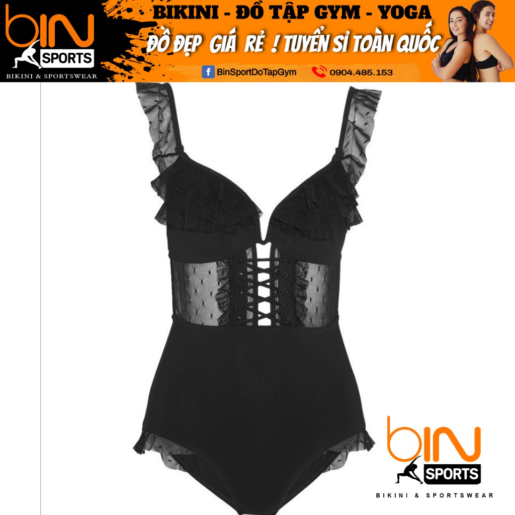 Bikini,Bộ Đồ Bơi Body Phối Voan Cao Cấp, 2 Màu Cam Đất, Đen , Hàng Nhập Đủ Size M L XL, BHN010 | BigBuy360 - bigbuy360.vn