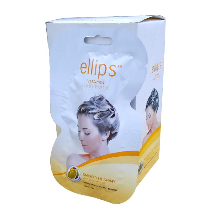 Kem ủ tóc Ellips mềm mượt óng ả Smooth & Shiny 20g